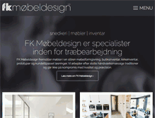 Tablet Screenshot of fk-moebeldesign.dk